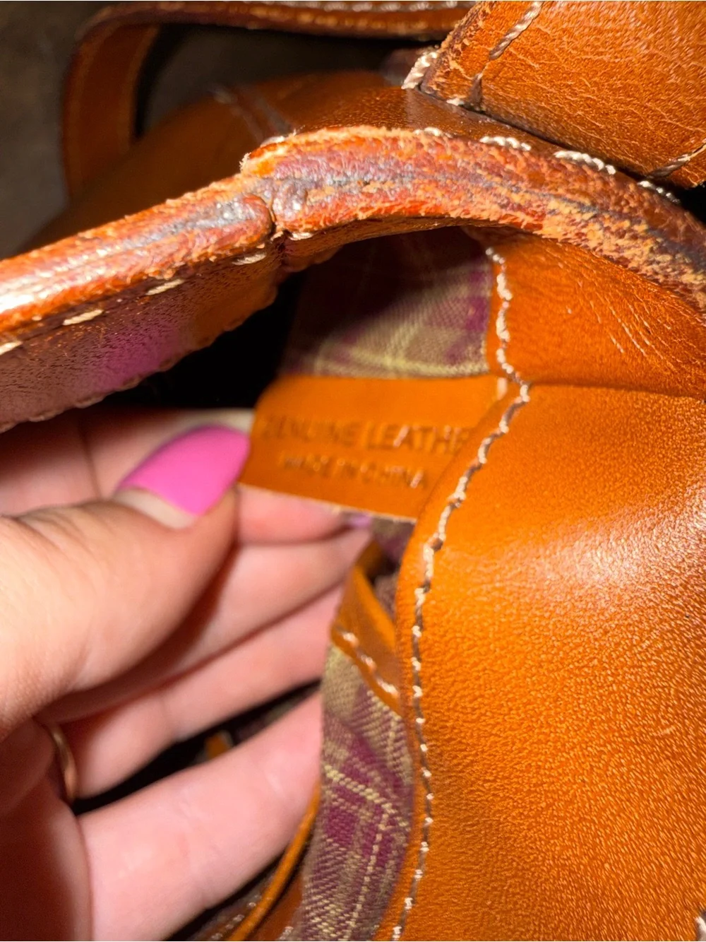 Classic Brown Leather Shoulder Bag